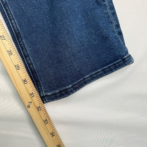 NWT Poetic Justice Verla Boyfriend Jeans Dark Wash Distressed Bleached Size 28 R - Picture 11 of 13